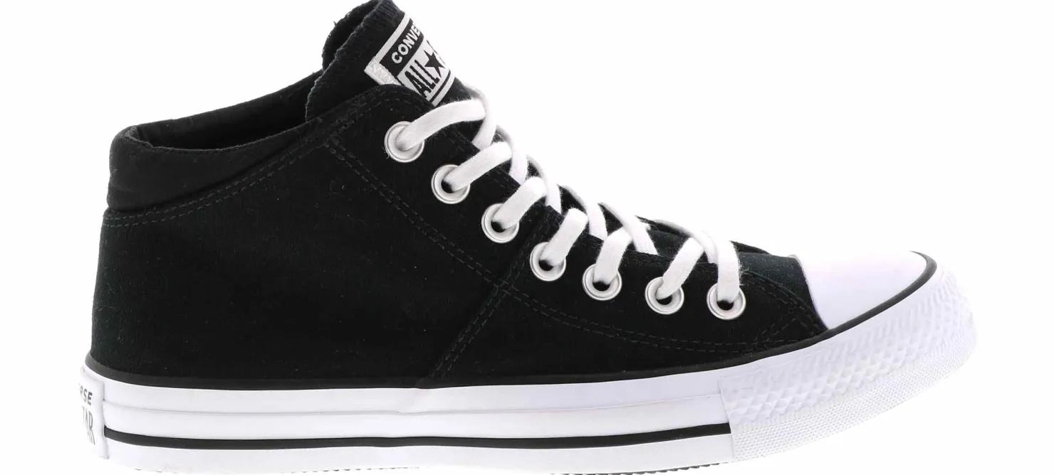 Athleisure & Casual|Skate Shoes|CONVERSE Chuck Taylor All Star Madison Mid Women's Canvas Sneaker Black