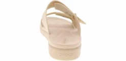 Comfort Sandals|Flat Sandals|CROCS Brooklyn Low Low Sandstone Women’s Footbed Sandal Beige