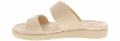 Comfort Sandals|Flat Sandals|CROCS Brooklyn Low Low Sandstone Women’s Footbed Sandal Beige