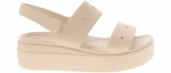 Comfort Sandals|Wedge & Platform Sandals|CROCS Brooklyn 4U Women's Wedge Sandal White