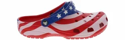 Comfort Shoes|Water Shoes|CROCS Classic American Flag Men's Clog Red
