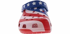 Comfort Shoes|Water Shoes|CROCS Classic American Flag Men's Clog Red