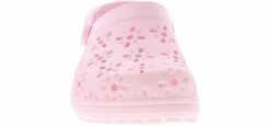 Flat|Comfort Shoes|CROCS Classic Floral Cut-Out Women's Clog Pink
