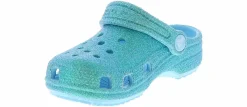 Casual|CROCS Classic Glitter Clog Youth Girls’ (11-3) Casual Clog Blue
