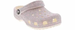 Casual|CROCS Classic Glitter Toddler Girls' (4-10) Clog White