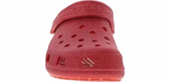 Flat|Comfort Shoes|CROCS Classic Glitter Women’s Clog Red