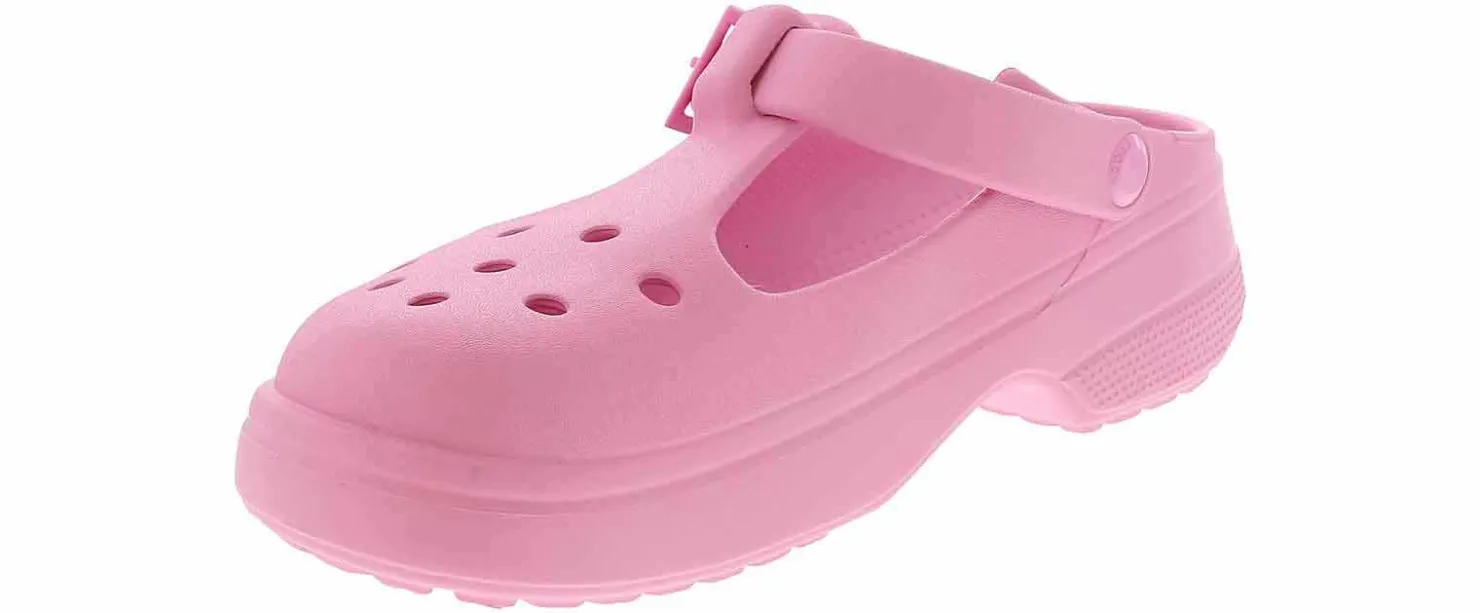 Flat|Comfort Shoes|CROCS Classic Mary Jane Women’s Clog Pink