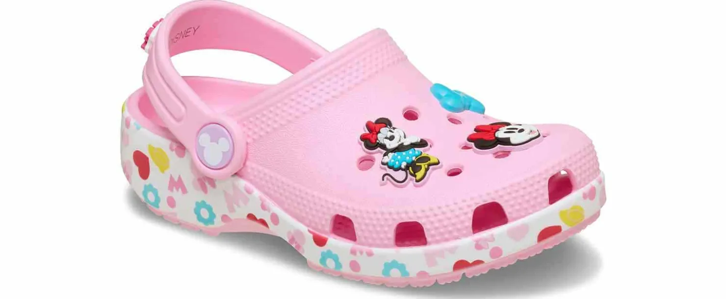 Casual|CROCS Classic Minnie Mouse and Friends Toddler Kids' (7-10) Clog Pink