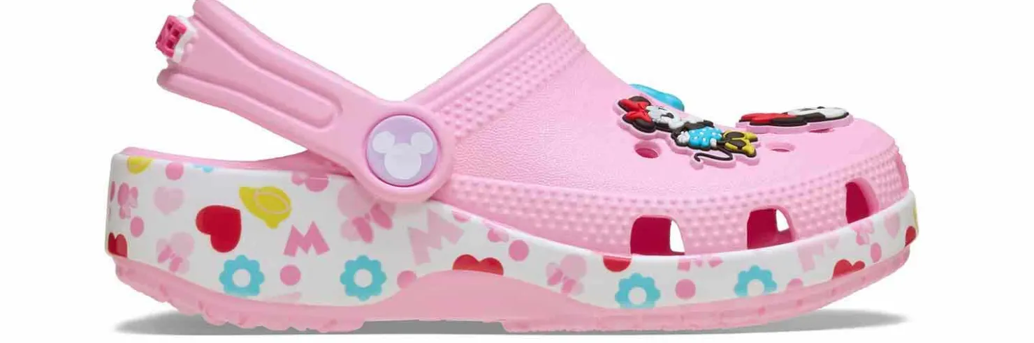 Casual|CROCS Classic Minnie Mouse and Friends Toddler Kids' (7-10) Clog Pink