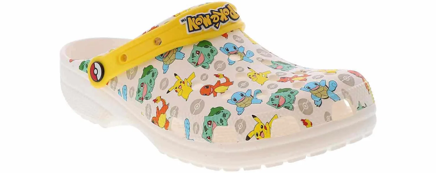 Comfort Shoes|CROCS Classic Pokemon Men's Clog White