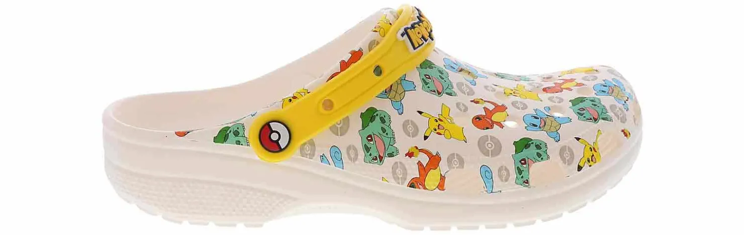 Comfort Shoes|CROCS Classic Pokemon Men's Clog White