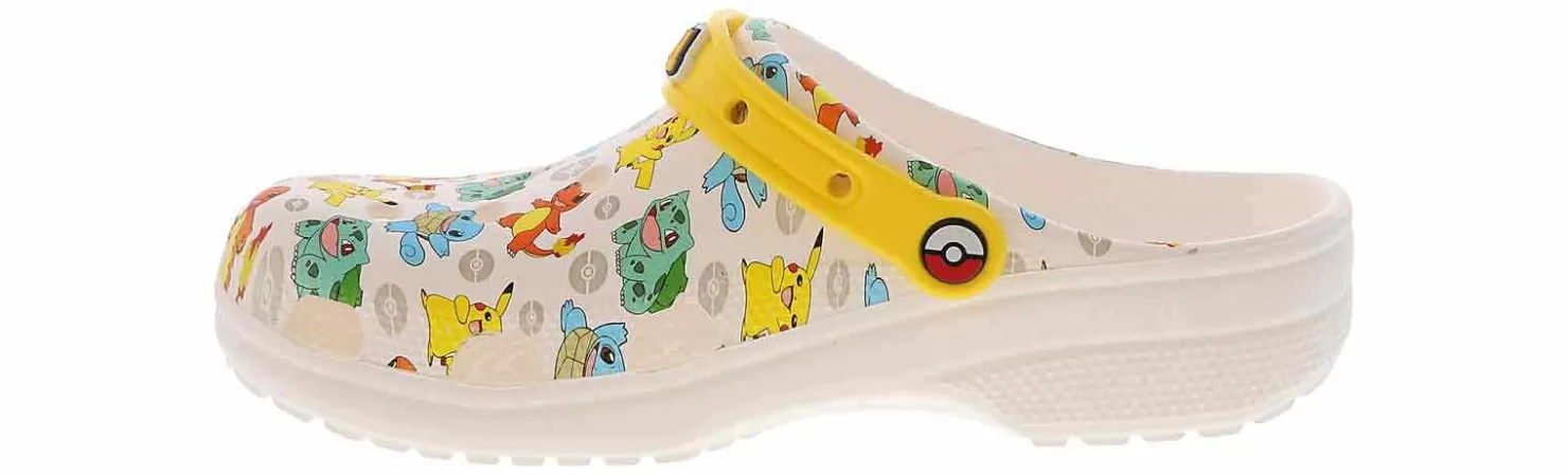 Comfort Shoes|CROCS Classic Pokemon Men's Clog White