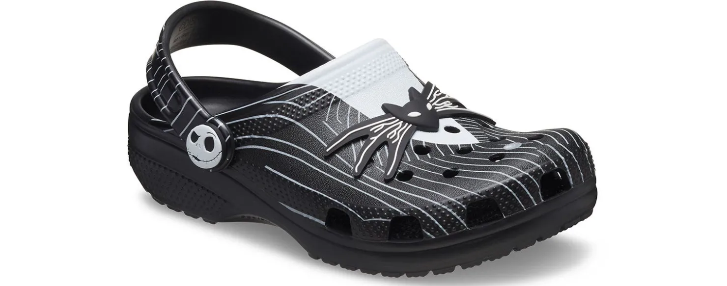 Casual|Sandals|CROCS Classic The Nightmare Before Christmas Youth Kids' (1-6) Clog Black