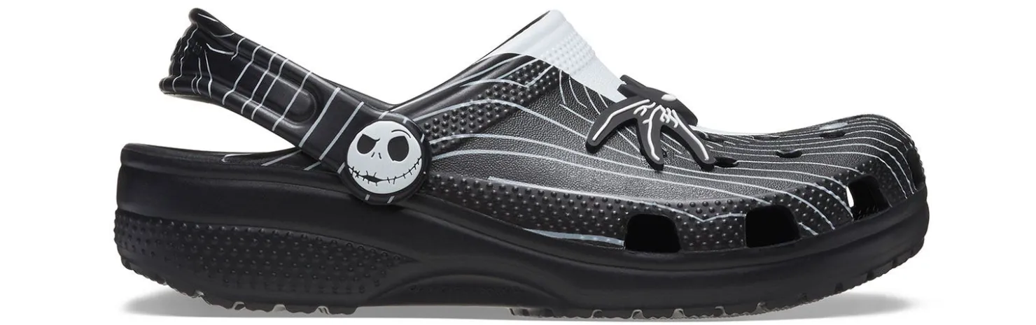 Casual|Sandals|CROCS Classic The Nightmare Before Christmas Youth Kids' (1-6) Clog Black
