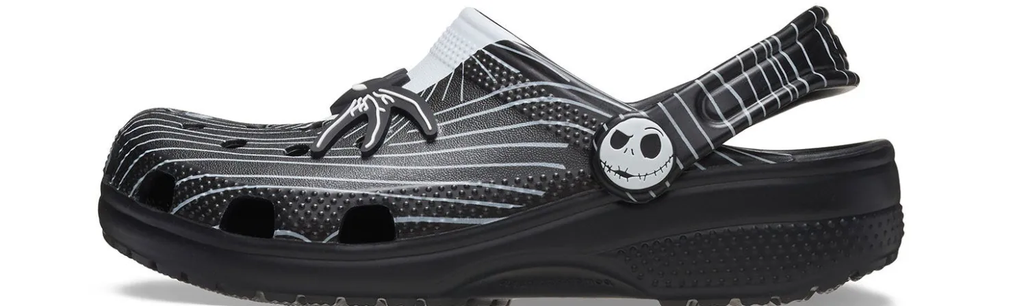 Casual|Sandals|CROCS Classic The Nightmare Before Christmas Youth Kids' (1-6) Clog Black