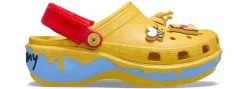 Comfort Shoes|Slip-On|CROCS Disney Winnie the Pooh Women's Classic Platform Clog Yellow