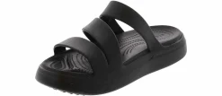 Flat Sandals|CROCS Getaway Strappy Women’s Sandal Black