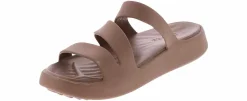 Comfort Sandals|Flat Sandals|CROCS Getaway Strappy Women's Sandal Brown