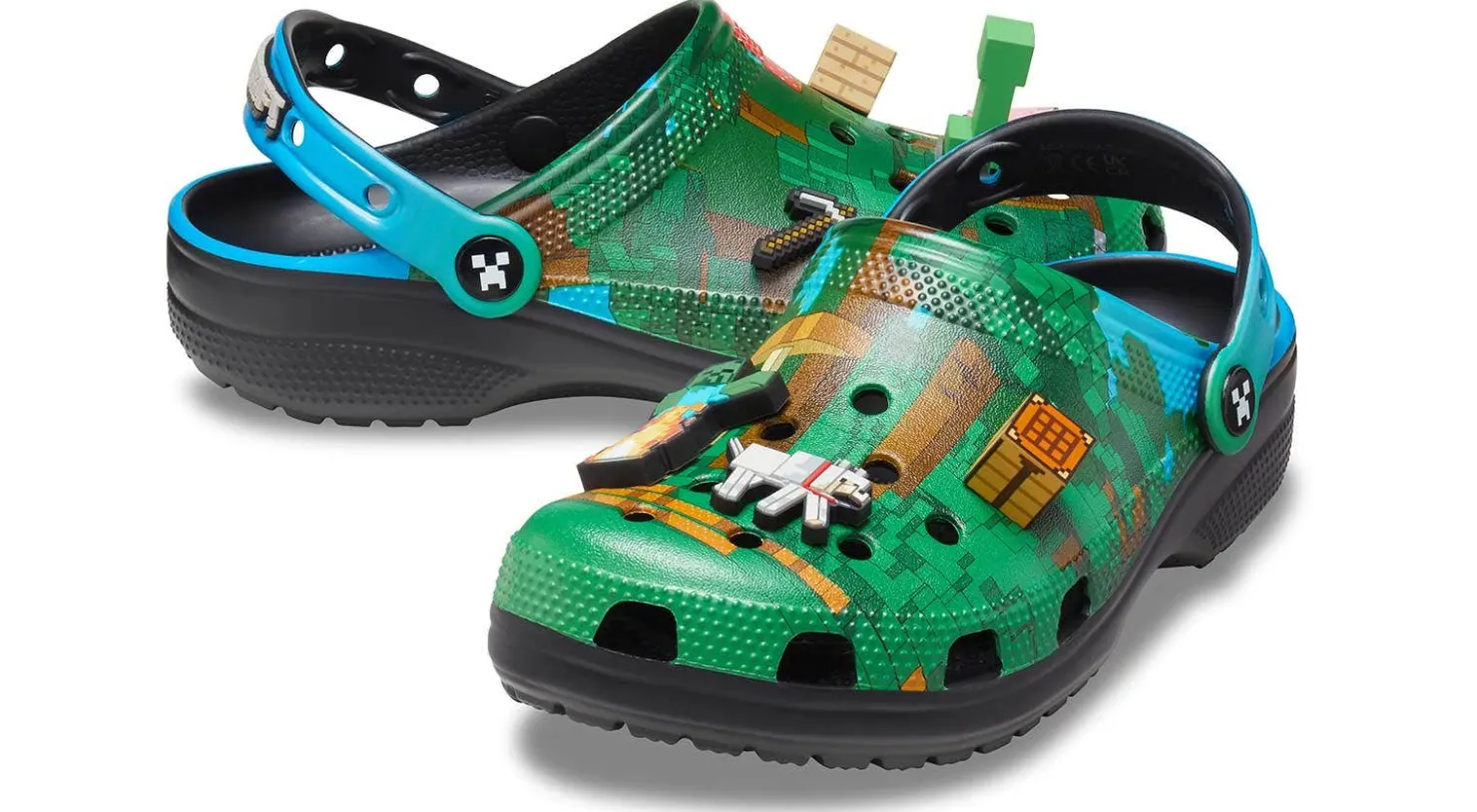 Comfort Shoes|CROCS Minecraft Men’s Classic Clog Green