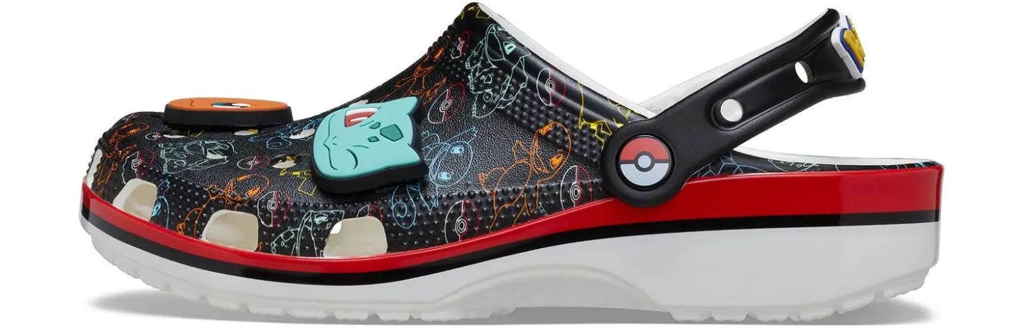 Comfort Shoes|Water Shoes|CROCS Pokémon Print Men's Classic Clog Black