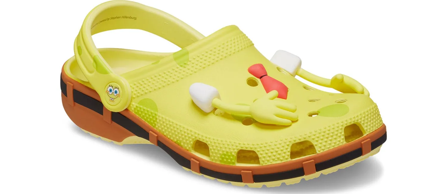 Comfort Shoes|CROCS SpongeBob SquarePants Men's Classic Clog Yellow