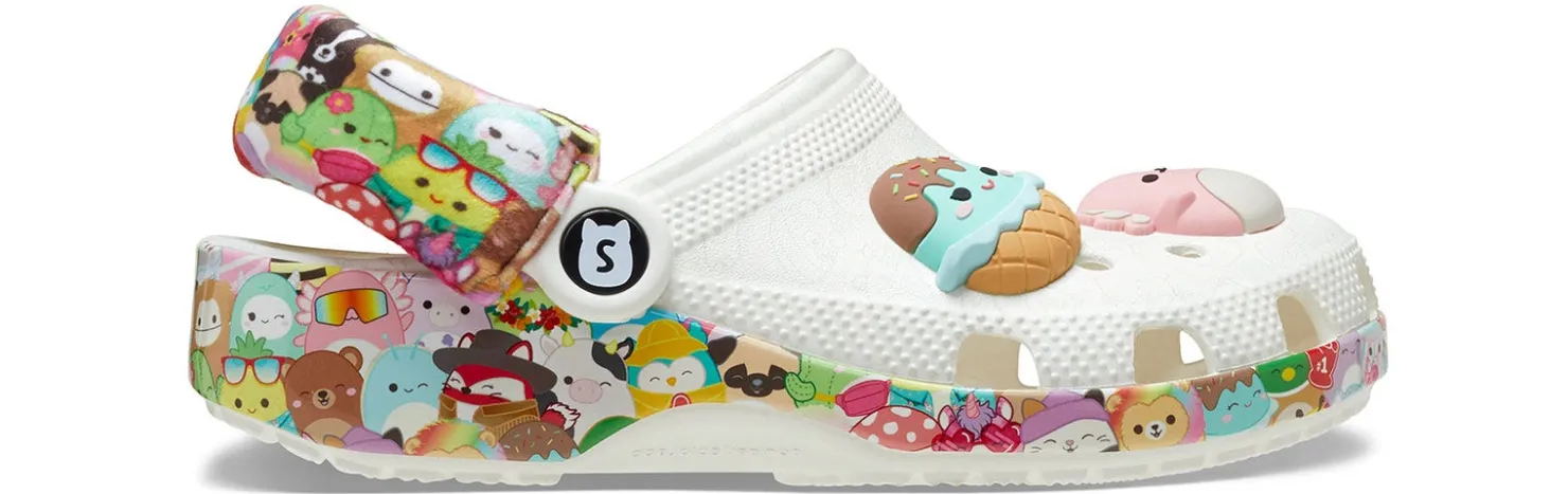 Casual|CROCS Squishmallows Multi Kids' (11-5) Classic Clog Multicolor