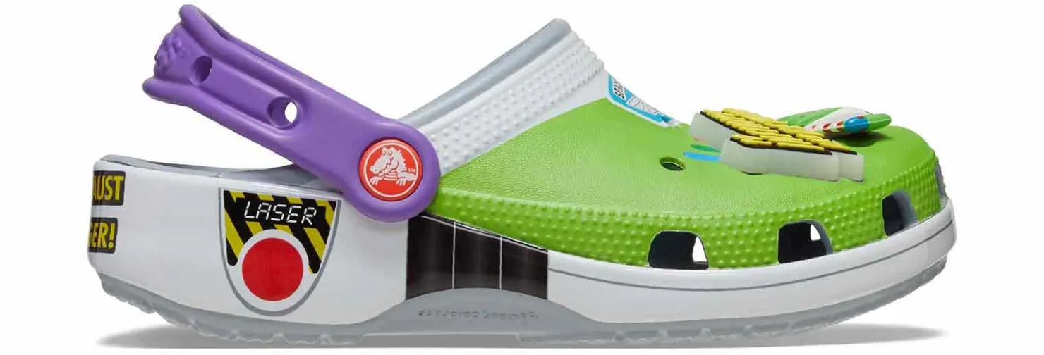 Casual|Casual|CROCS Toy Story Buzz Lightyear Youth Kids' (11-13) Classic Clog Grey