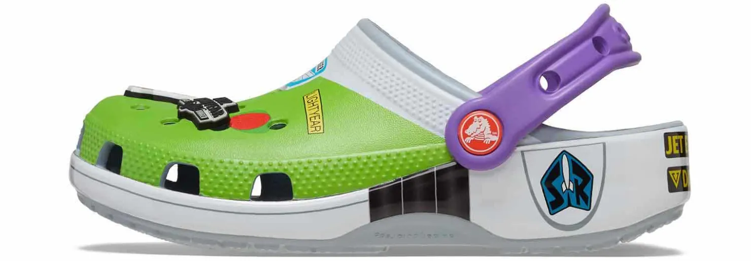 Casual|Casual|CROCS Toy Story Buzz Lightyear Youth Kids' (11-13) Classic Clog Grey