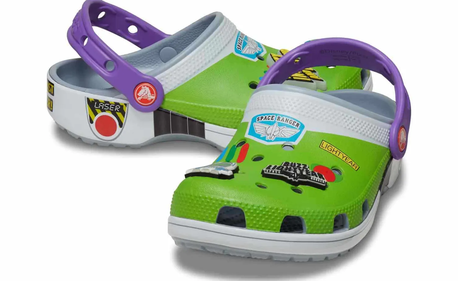 Casual|Casual|CROCS Toy Story Buzz Lightyear Youth Kids' (11-13) Classic Clog Grey