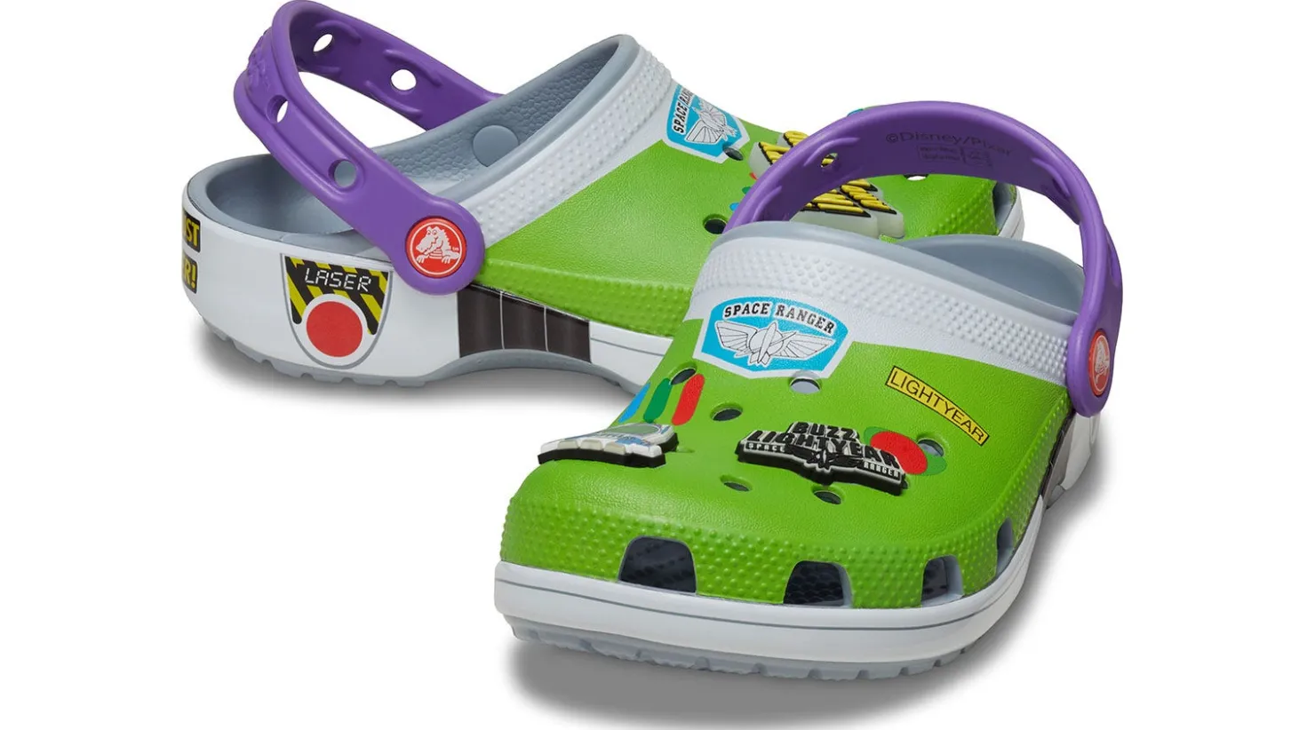 Casual|CROCS Toy Story Buzz Lightyear Classic Toddler (5-10) Clog Grey