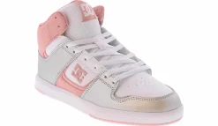 Skate Shoes|DC SHOES Cure Hi Women’s Hi-Top Skate Sneaker Silver