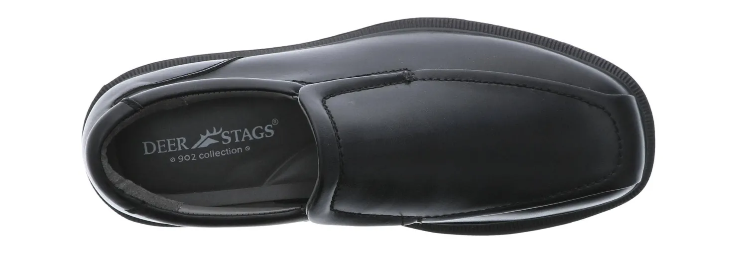 Oxfords & Loafers|Comfort Dress Shoes|DEERSTAGS Deer Stags Greenpoint Men's Wide-Width Dress Shoe Black