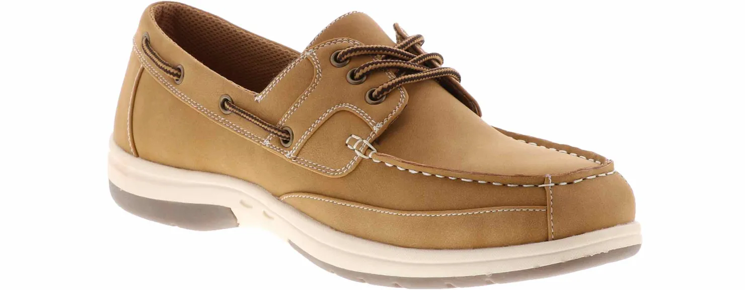 Comfort Shoes|Boat Shoes|DEERSTAGS Deer Stags Mitch Men's Wide-Width Casual Shoe Beige