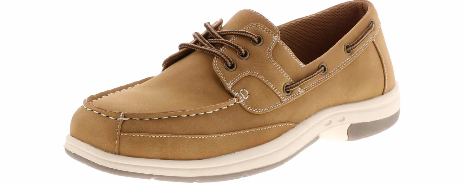 Comfort Shoes|Boat Shoes|DEERSTAGS Deer Stags Mitch Men's Wide-Width Casual Shoe Beige