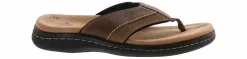 Comfort Sandals|Flip Flops|DOCKERS Laguna Men’s Casual Sandal Brown