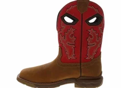 Safety Toe Boots|Slip Resistant|DOUBLE H Phantom Rider 11 Inch Men’s Composite Toe Work Boot Red