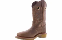 Electro Static Dissipative (Esd)|Safety Toe Boots|DOUBLE H Roy Men’s Wide-Width Composite Toe Work Boot Brown