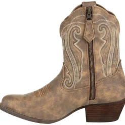 Western Boots|Short Boots & Booties|DURANGO Crush Women's Shortie Western Boot Brown