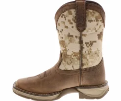 Boots|DURANGO Lil' Rebel Junior Kids' (4-7) Cowboy Boot Brown