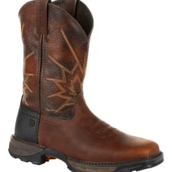 Western Boots|Soft Toe Boots|DURANGO Maverick XP Ventilated Men's Soft Toe Work Boot Brown