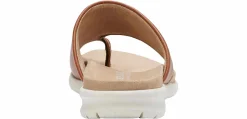 Comfort Sandals|Flat Sandals|EASTLAND Dallas Women's Thong Slide Sandal Brown