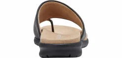 Comfort Sandals|Flip Flops|EASTLAND Dallas Women's Thong Slide Sandal Black