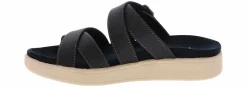 Flat Sandals|EASTLAND Marshfield Navy Strap Women's Sandal Blue