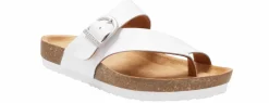 Footbed Sandals|Flat Sandals|EASTLAND Shauna Women's Sandal White