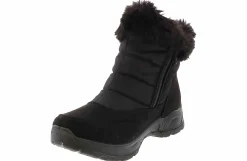 Winter Boots|Wide-Width Boots|EASY STREET Frosty Women’s Wide-Width Weather Boot Black