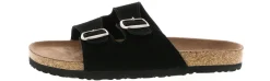 Comfort Sandals|Flat Sandals|ECHO BAY Garcia Women's Footbed Sandal Black