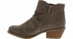 Short Boots & Booties|Wedge & Heeled Boots|EURO SOFT BY SOFFT Adeah Women’s Fashion Bootie Grey