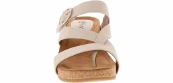 Comfort Sandals|Wedge & Platform Sandals|EURO SOFT BY SOFFT Emrie Women’s Wedge Sandal Beige