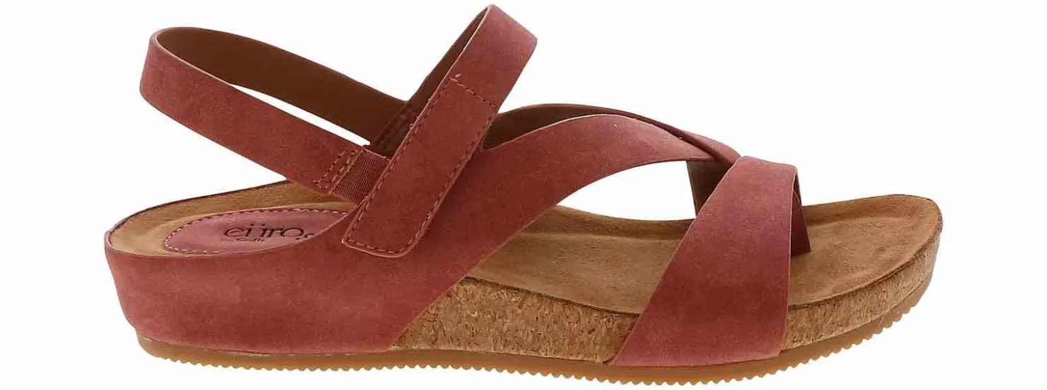 Comfort Sandals|Wedge & Platform Sandals|EURO SOFT BY SOFFT Gianetta Women's Comfort Wedge Sandal Desert Rose Pink