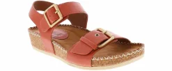Comfort Sandals|Wedge & Platform Sandals|EURO SOFT BY SOFFT Gypsie Mango Women’s Wedge Sandal Orange